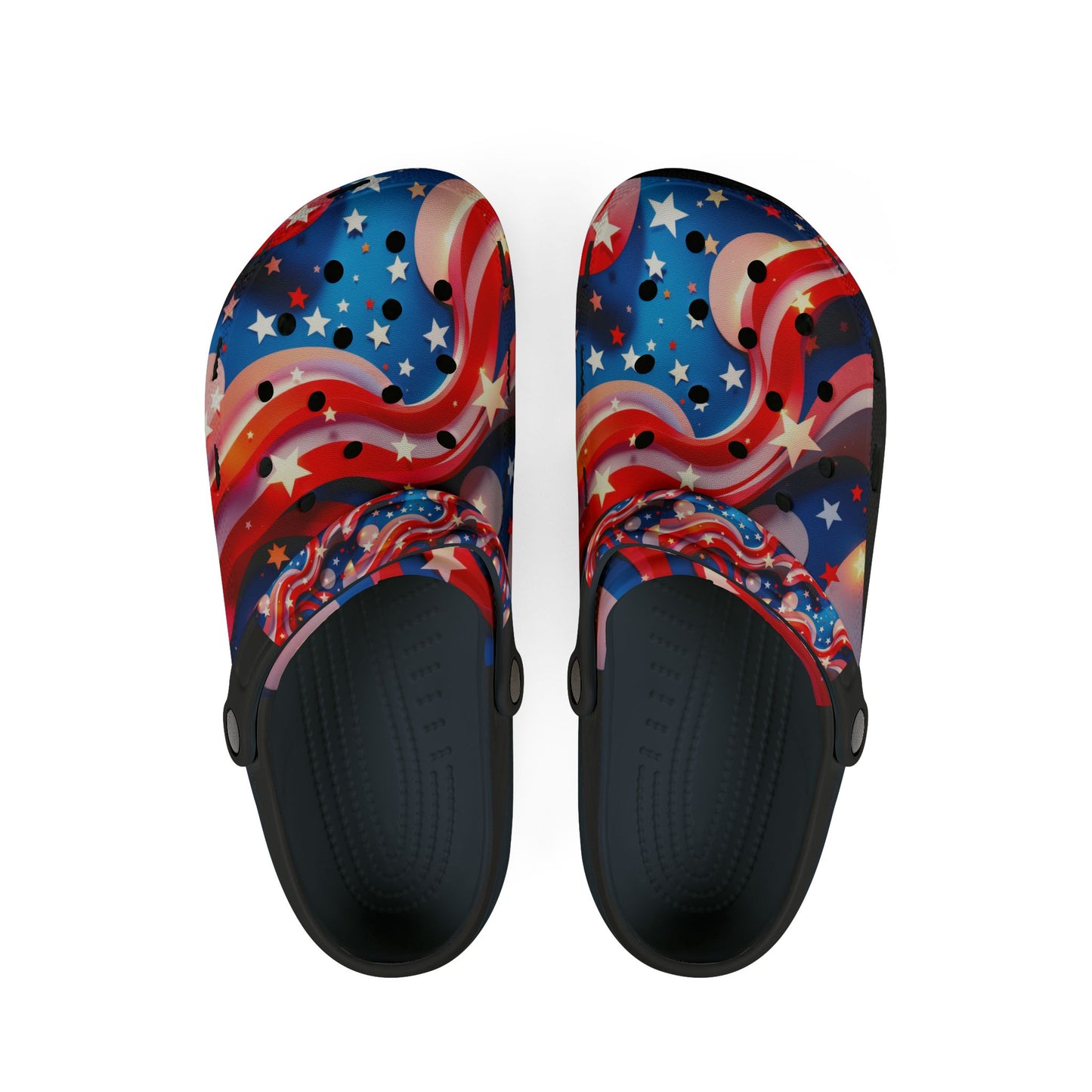 StarSpangled Clogs