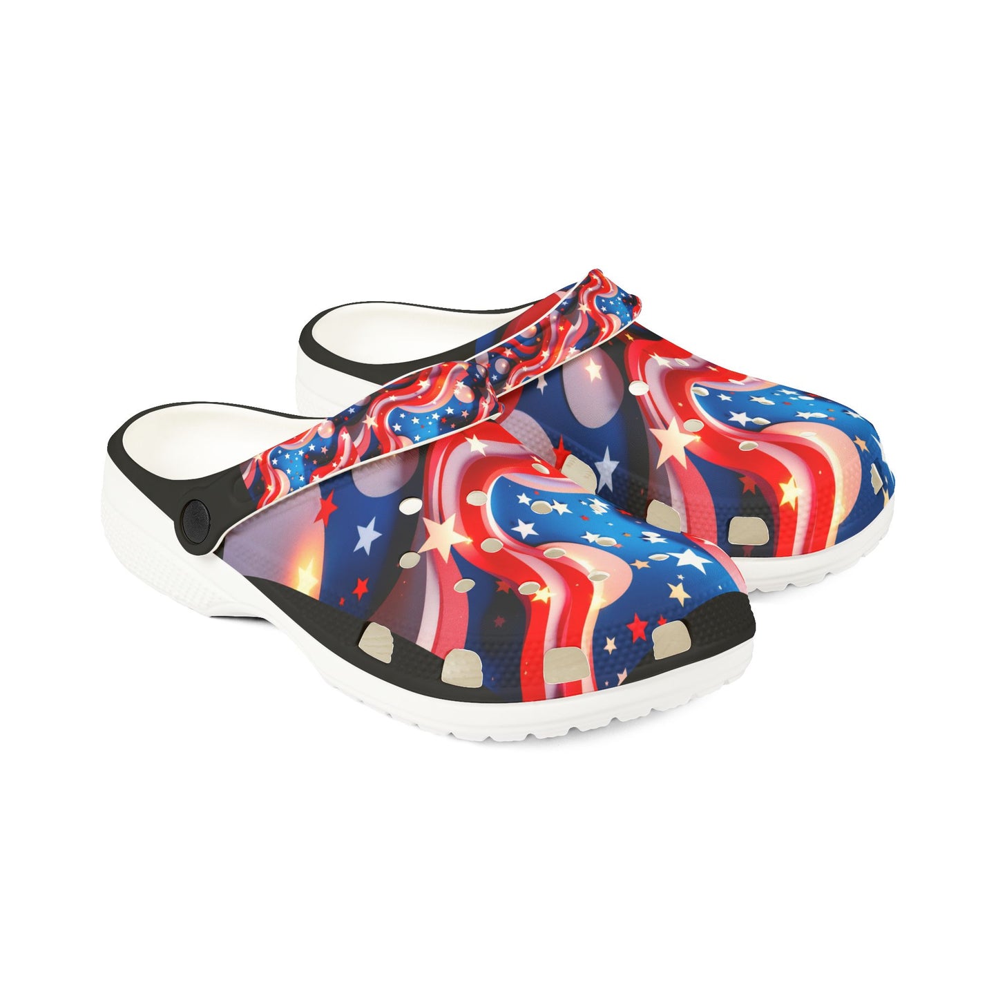 StarSpangled Clogs