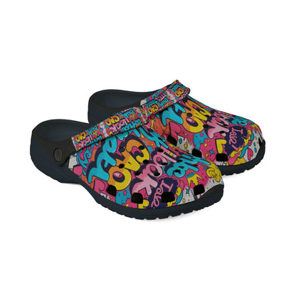 GraffitiGlow Clogs